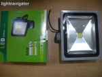 Просмотр фото... Светодиодный прожектор с датчиком движения 50вт (220v,50w,movie sensor)