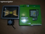 Просмотр фото... Светодиодный прожектор с датчиком движения 20вт (220v,20w,movie sensor)